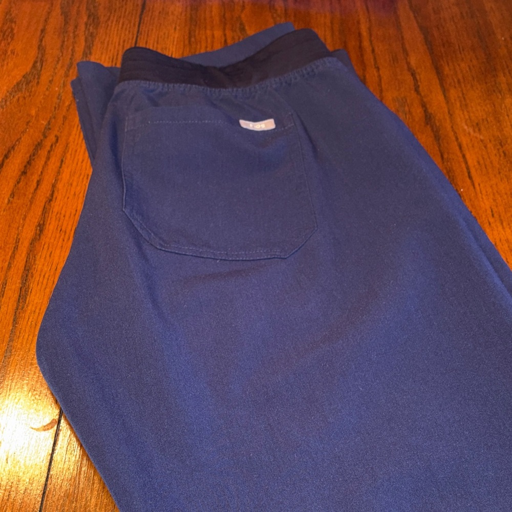 Figs Navy Blue Livingston Scrub Pants